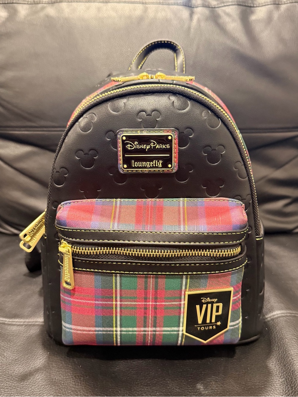 RARE Disneyland Exclusive Disney VIP Tours Loungefly Mini Backpack NWT